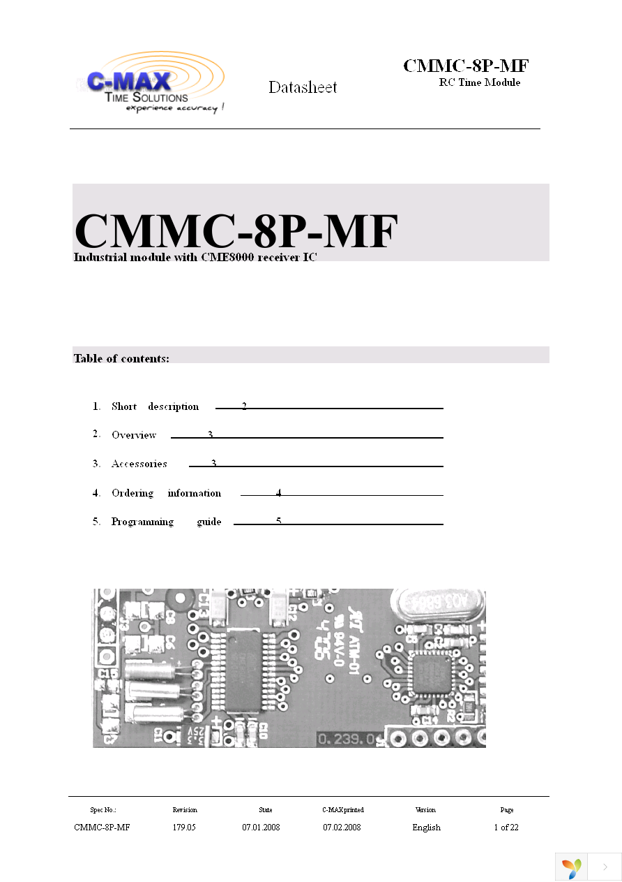 CMMC-8P-MF Page 1