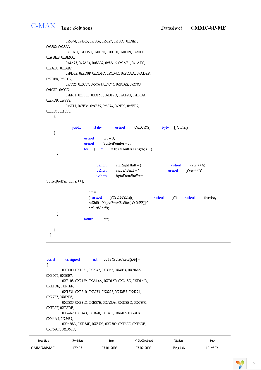 CMMC-8P-MF Page 10