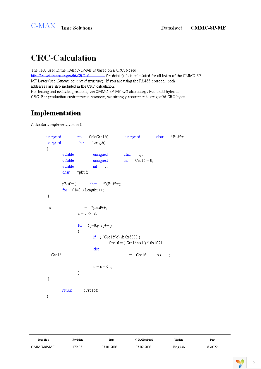 CMMC-8P-MF Page 8