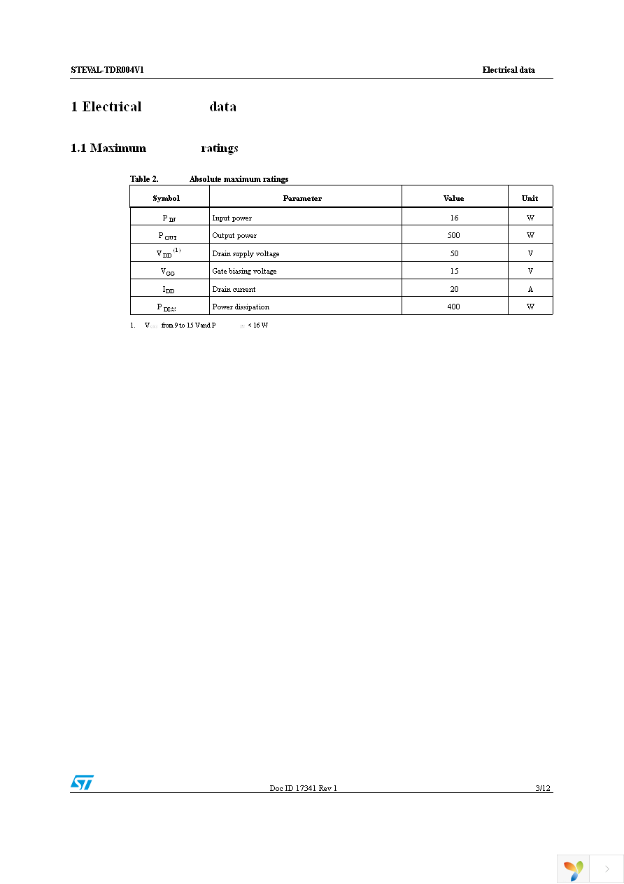 STEVAL-TDR004V1 Page 3