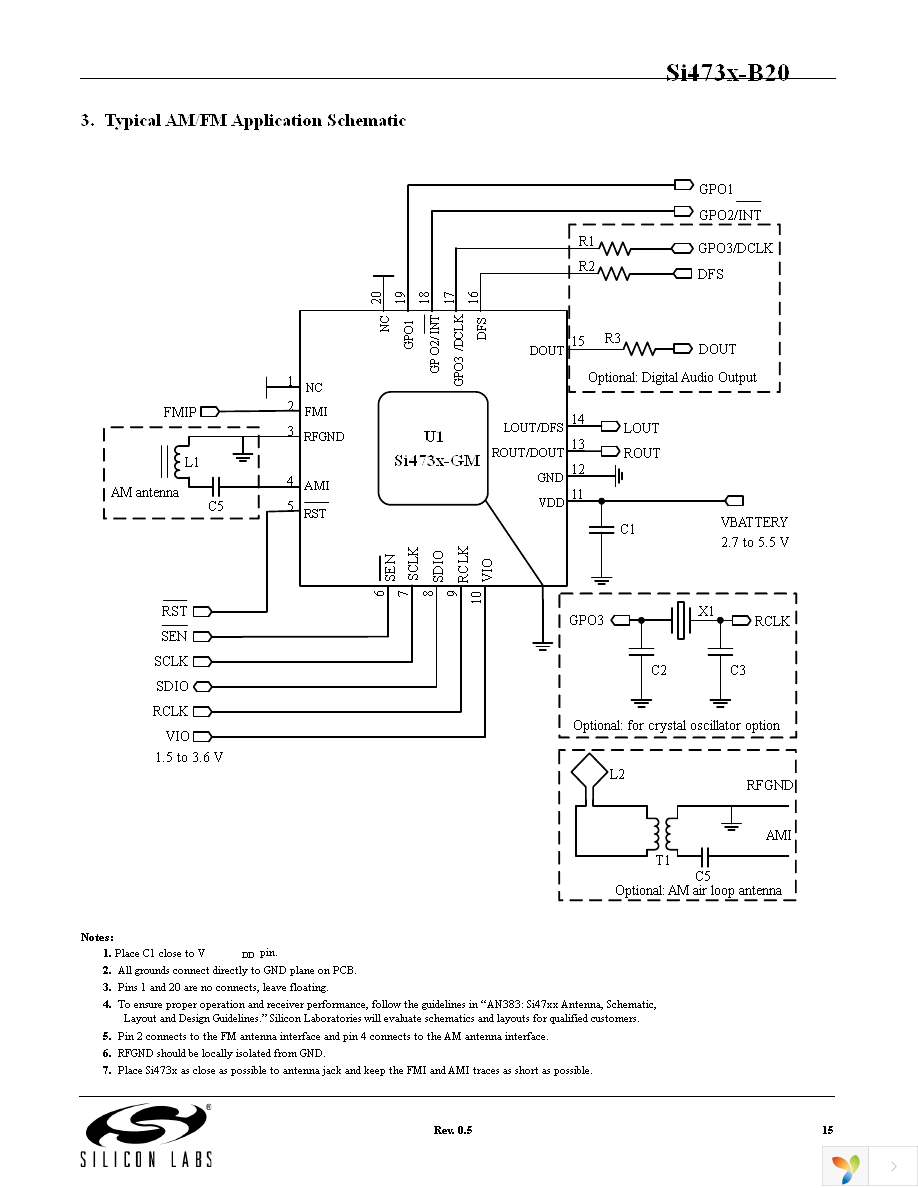 SI4731-B-EVB Page 15