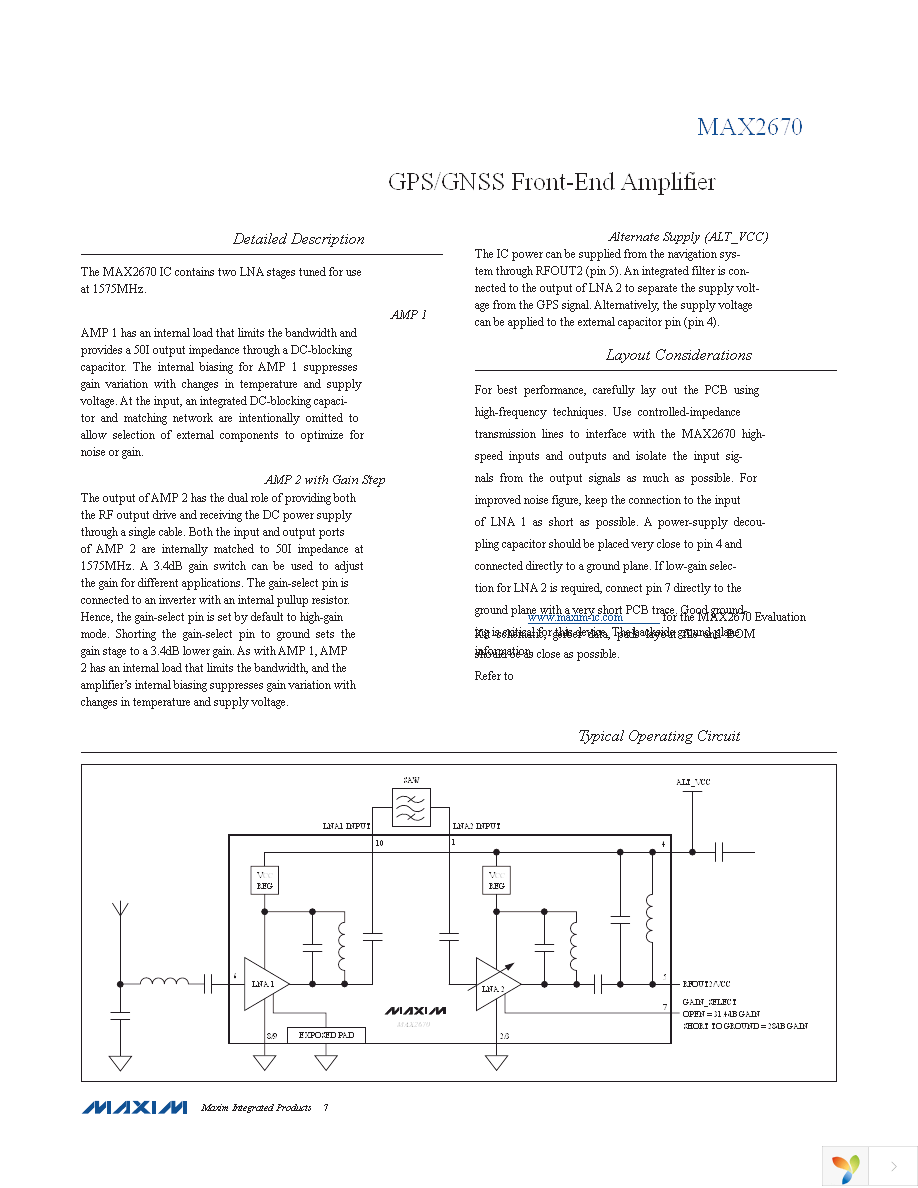 MAX2670GTB+T Page 7