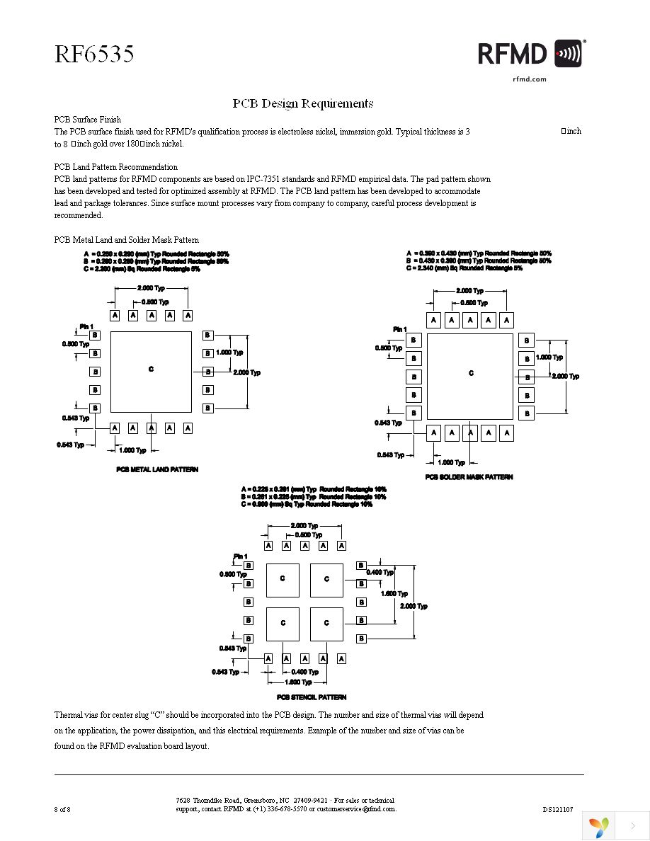 RF6535TR13 Page 8