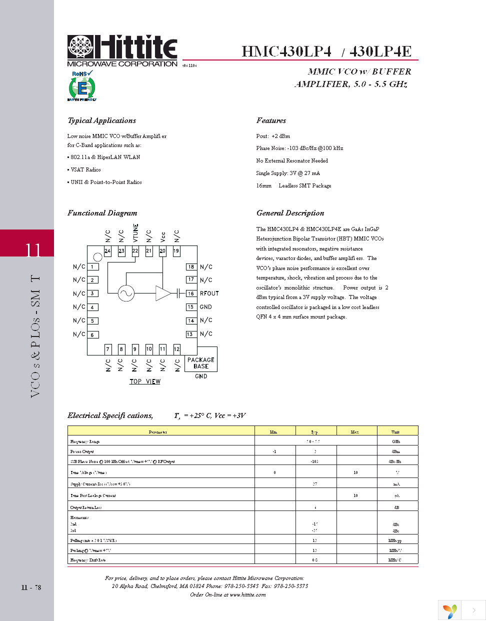 HMC430LP4E Page 3