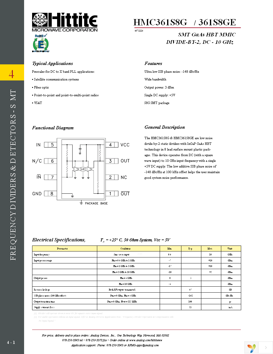 HMC361S8GE Page 3