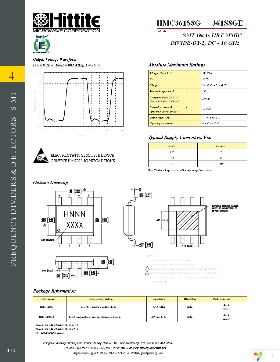 HMC361S8GE Page 5