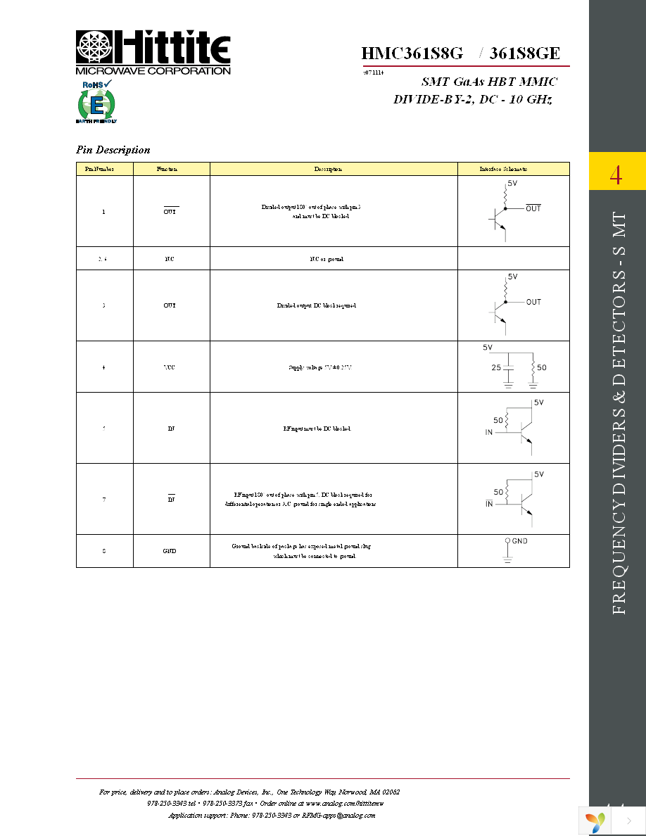 HMC361S8GE Page 6