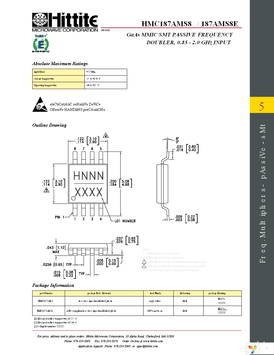 HMC187AMS8E Page 6