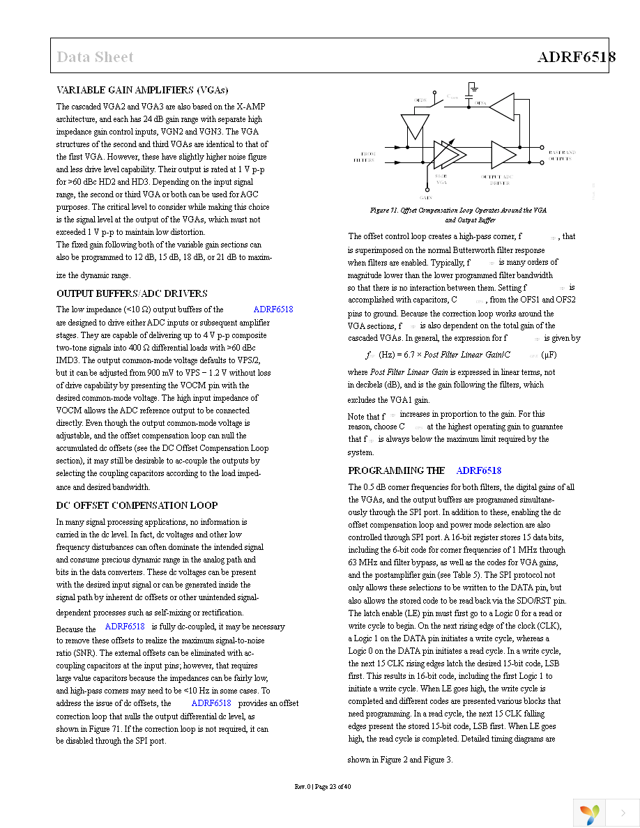 ADRF6518ACPZ-R7 Page 23