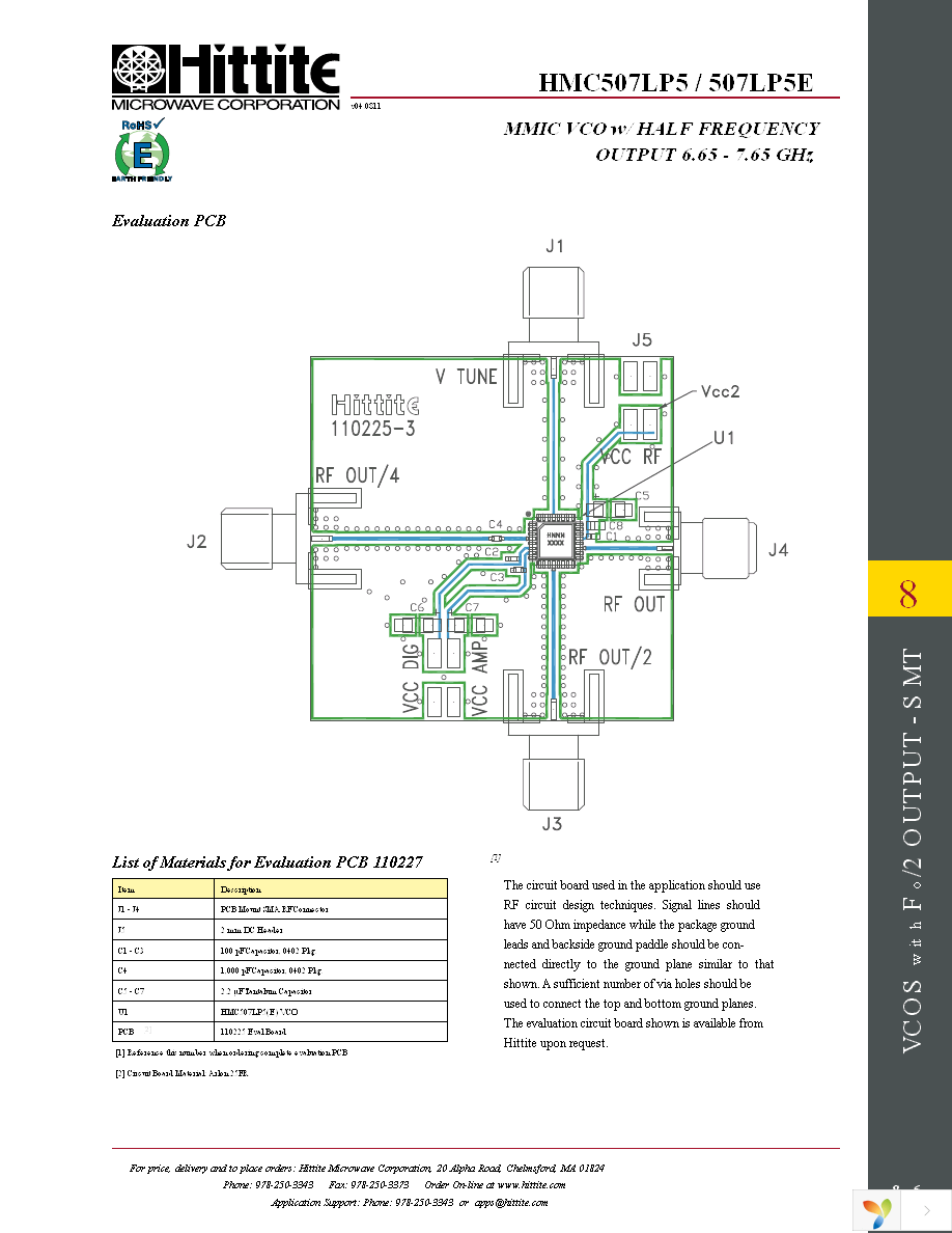 HMC507LP5E Page 8