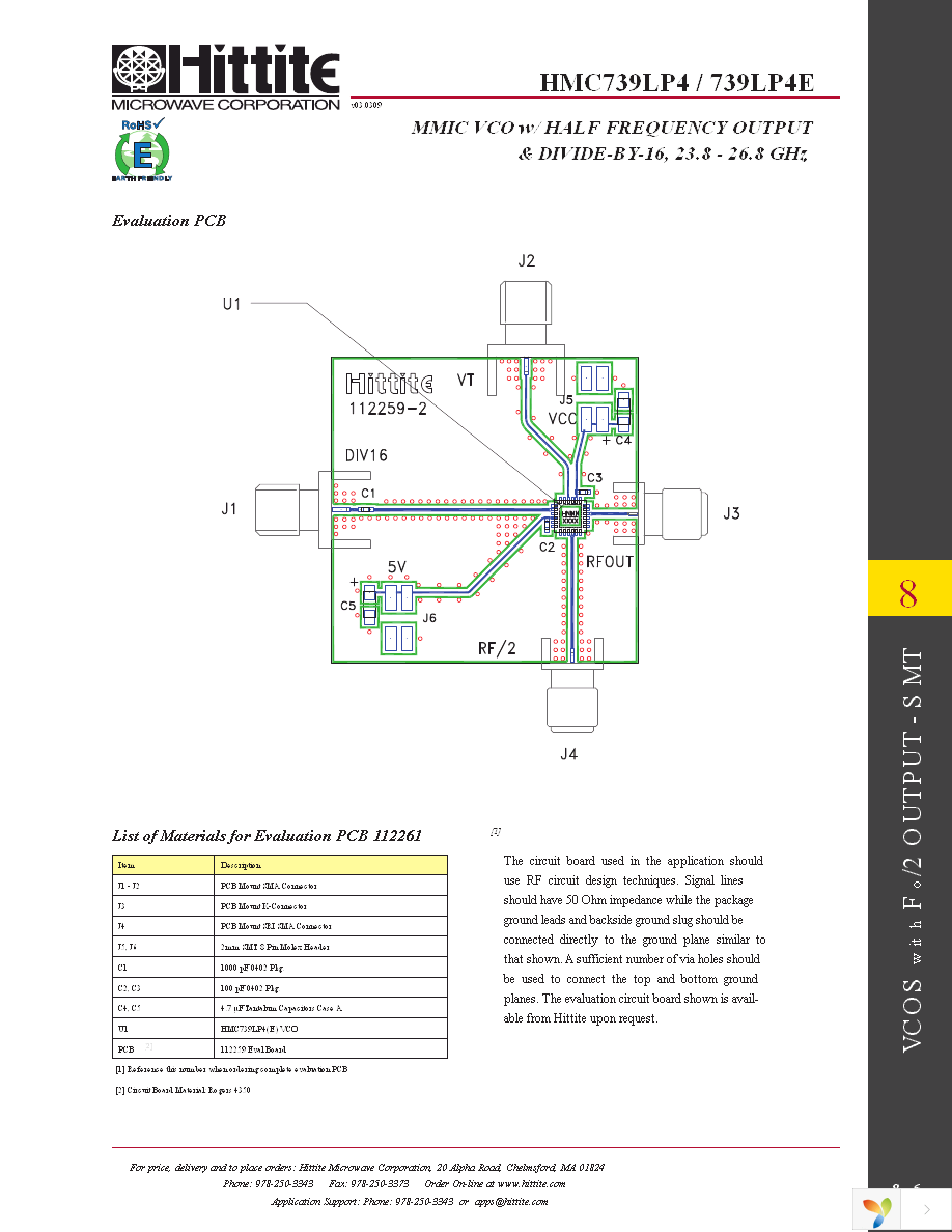 HMC739LP4E Page 8