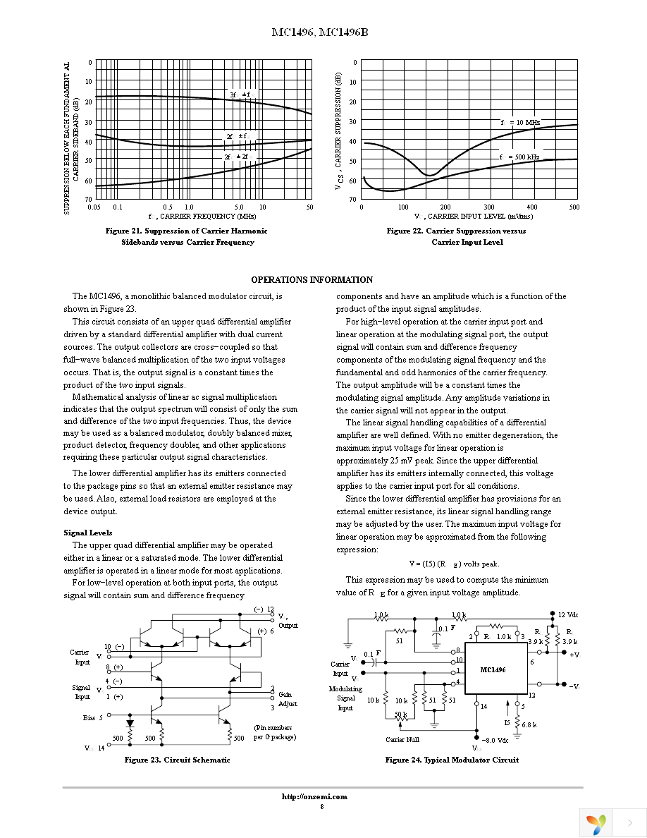 MC1496DR2G Page 8