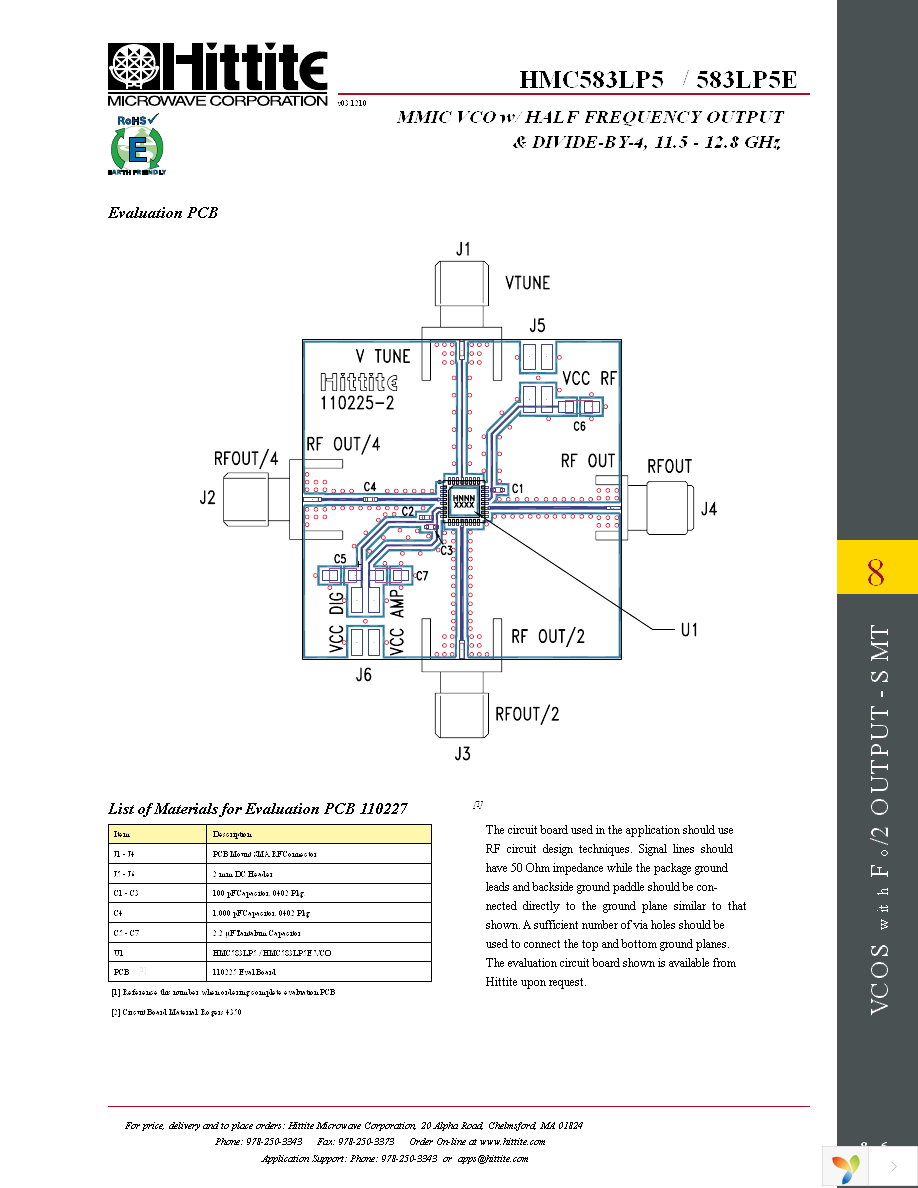 HMC583LP5E Page 8