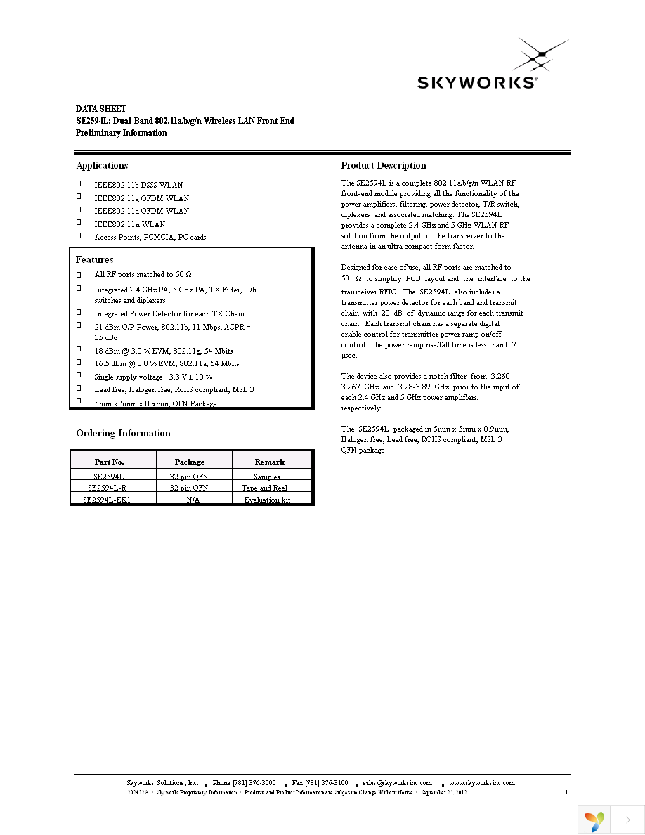 SE2594L-R Page 1