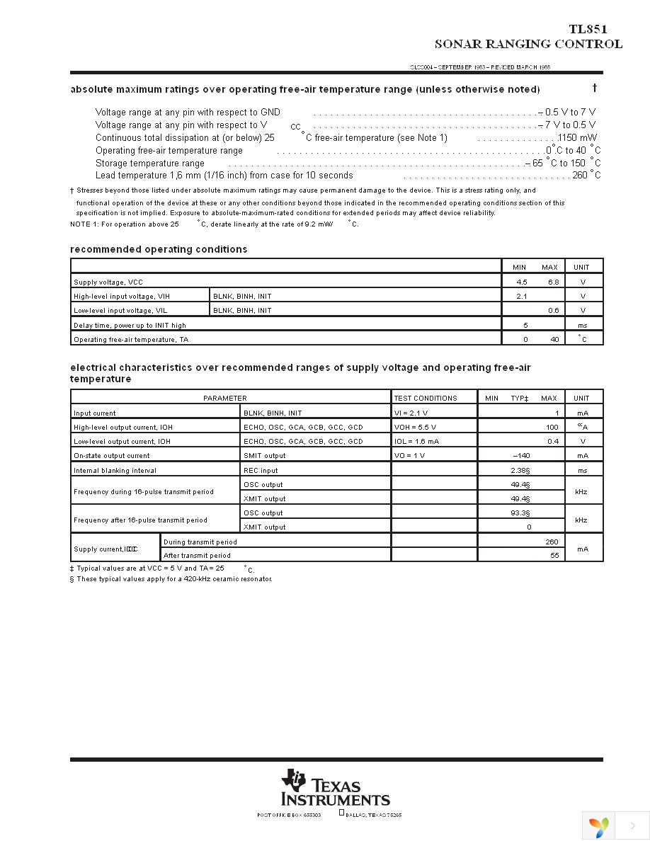 TL851CDR Page 3