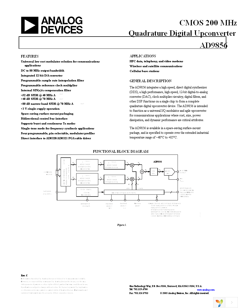 AD9856ASTZ Page 1