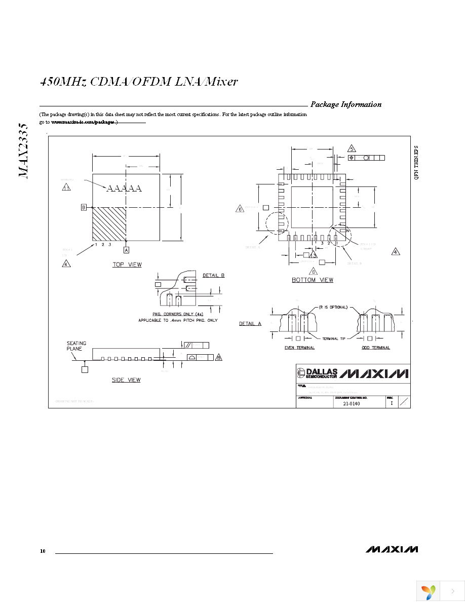 MAX2335ETI+T Page 10