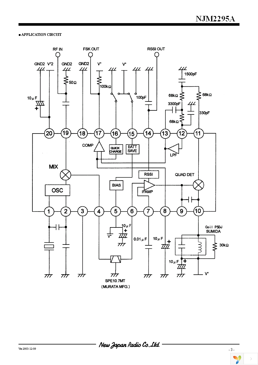 NJM2295AV-TE1 Page 3