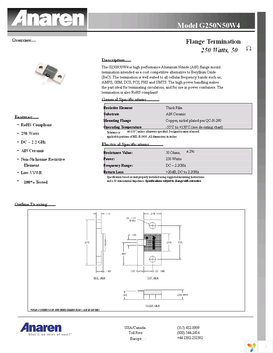 G250N50W4 Page 1