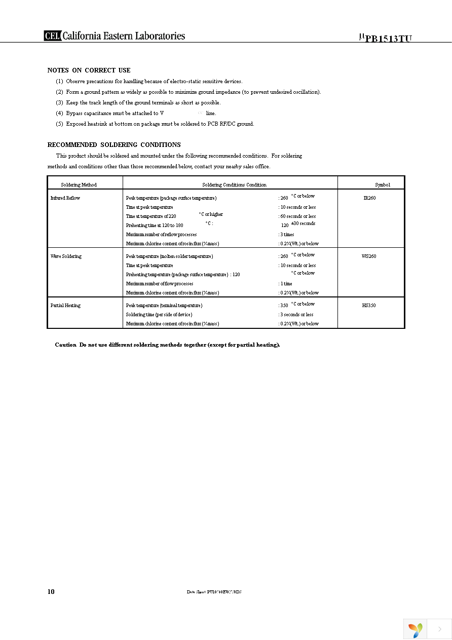 UPB1513TU-A Page 10