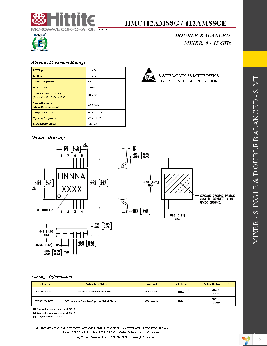 HMC412AMS8GE Page 6