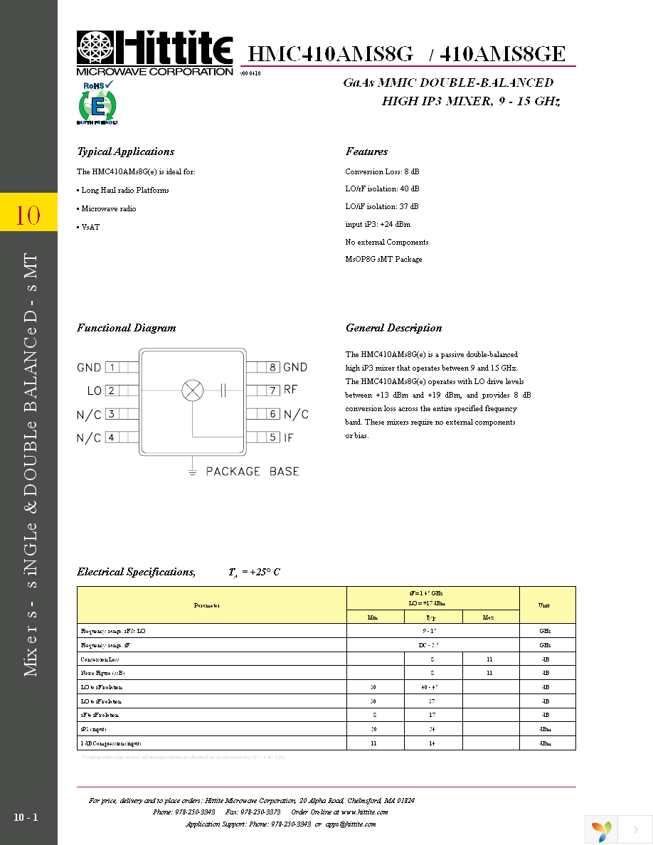 HMC410AMS8GE Page 3