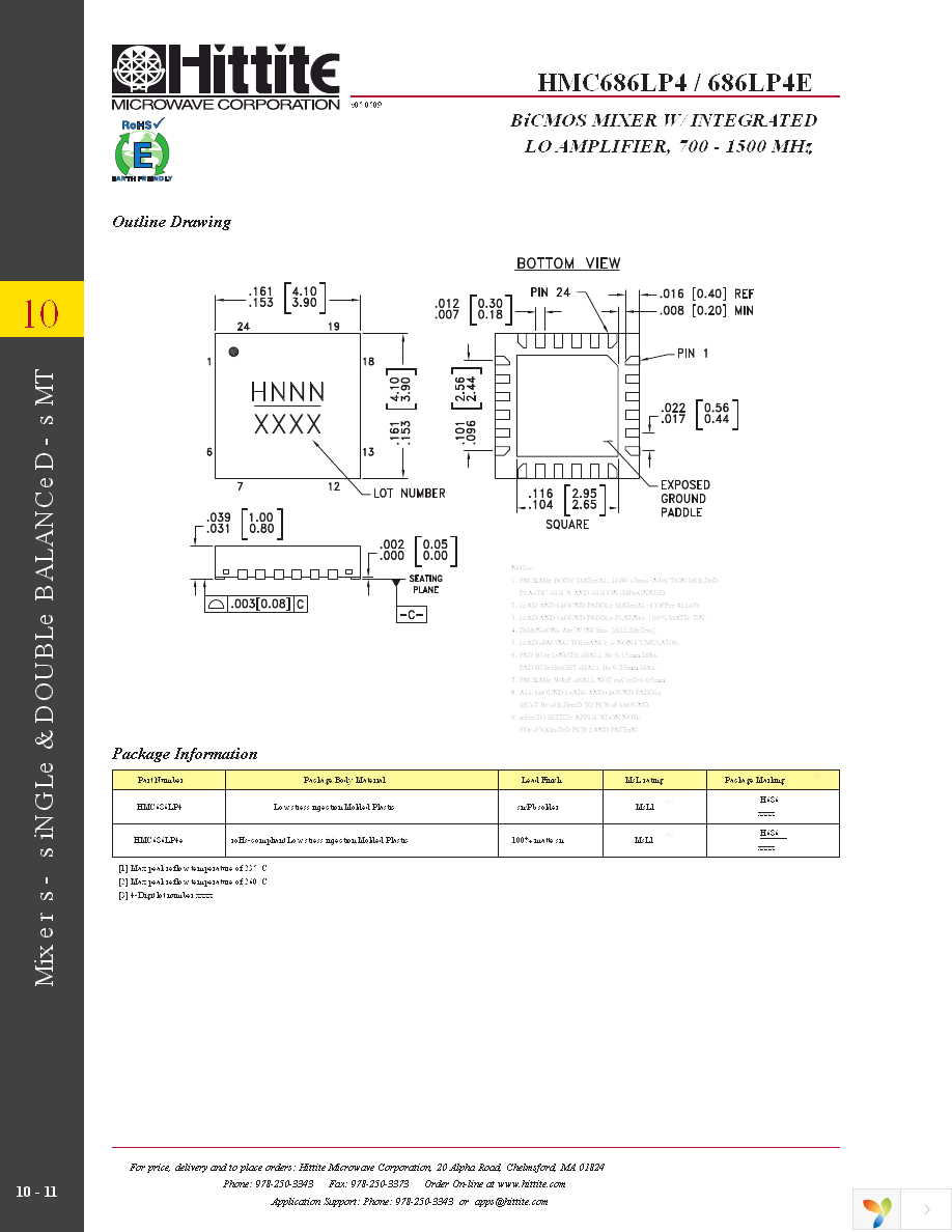 HMC686LP4E Page 13