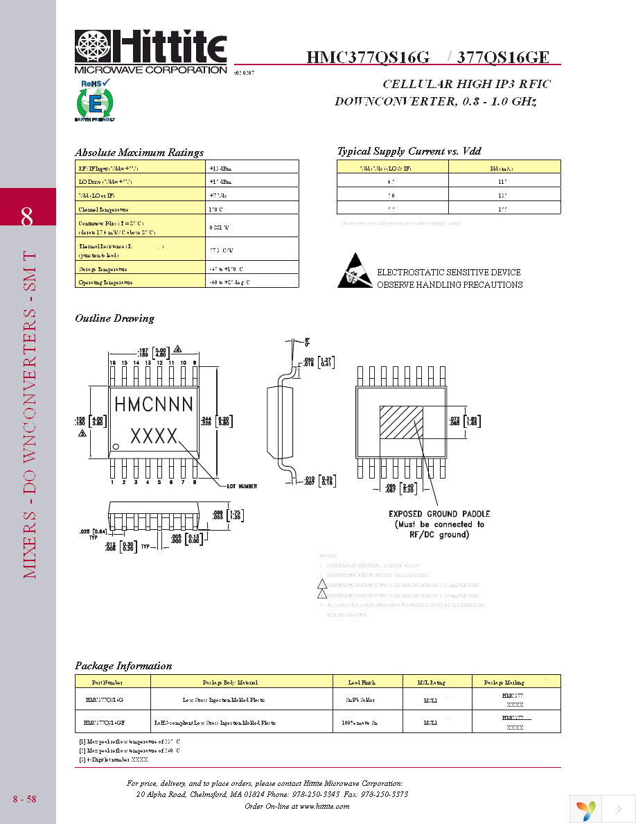 HMC377QS16GE Page 7