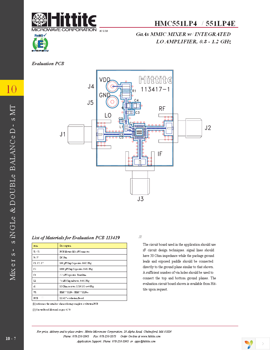 HMC551LP4E Page 9