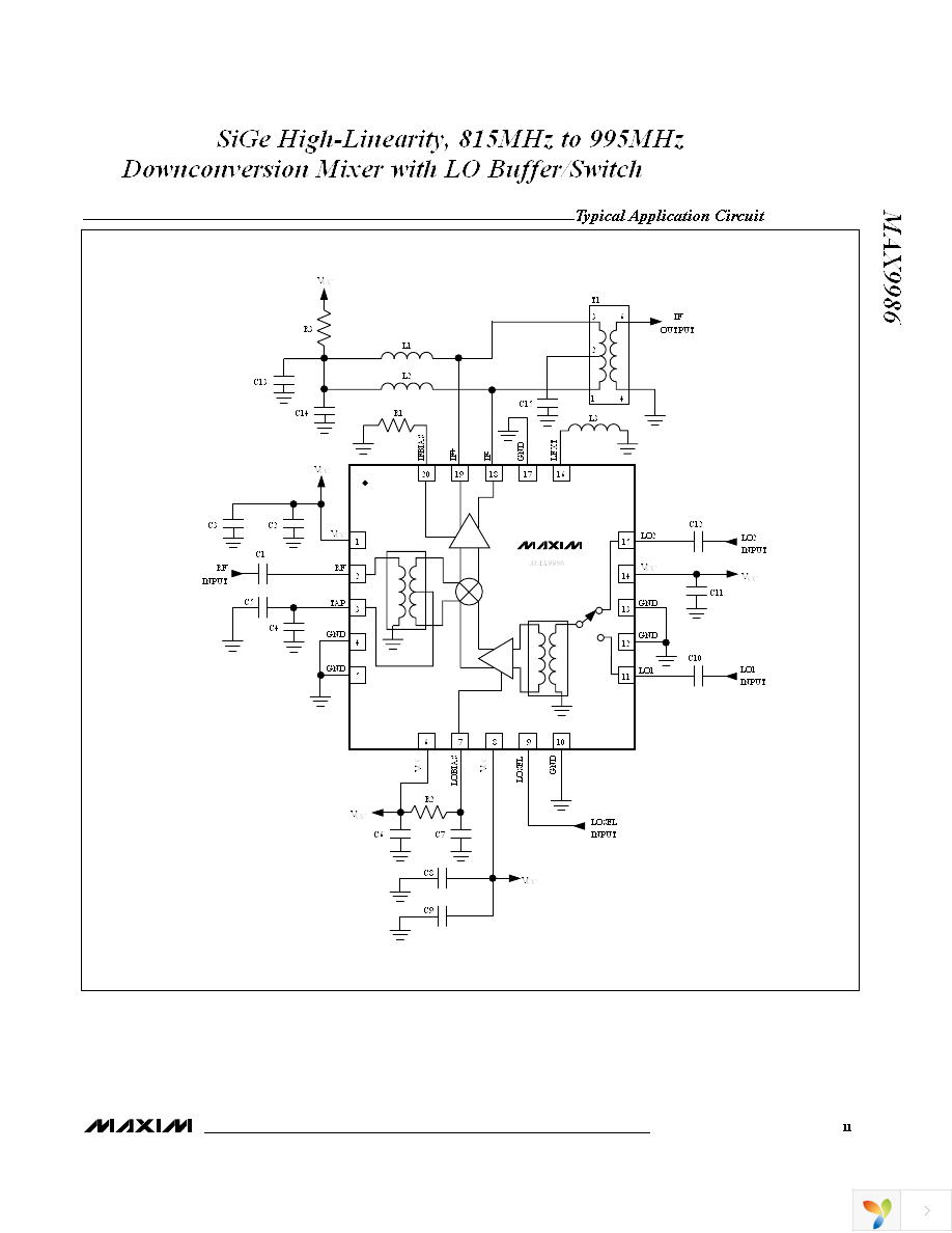 MAX9986ETP+ Page 11