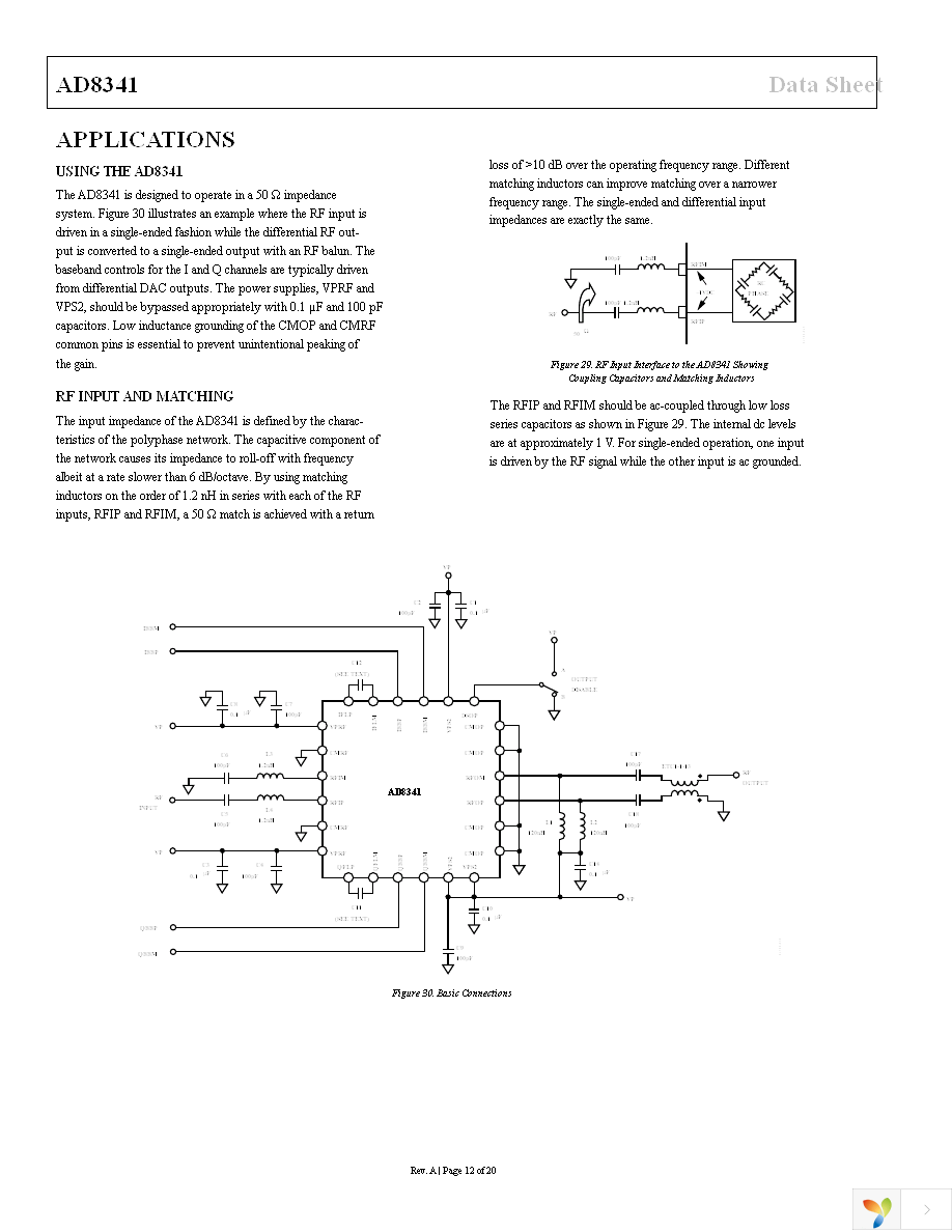 AD8341ACPZ-REEL7 Page 12