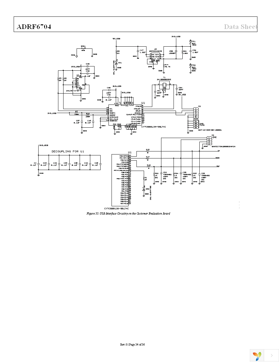 ADRF6704ACPZ-R7 Page 34