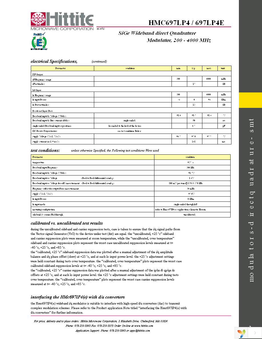 HMC697LP4E Page 4