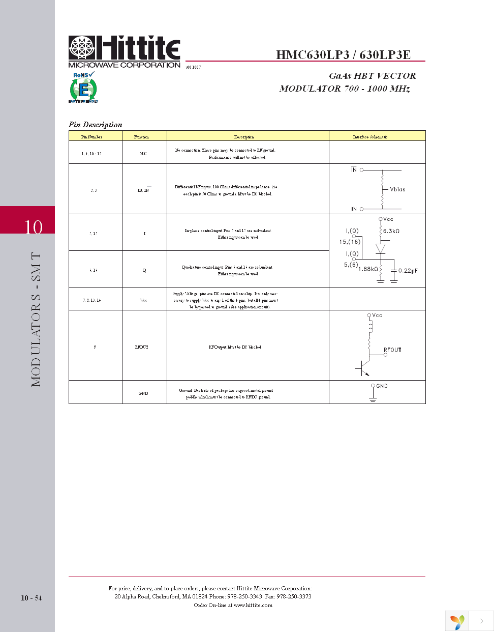 HMC630LP3E Page 7