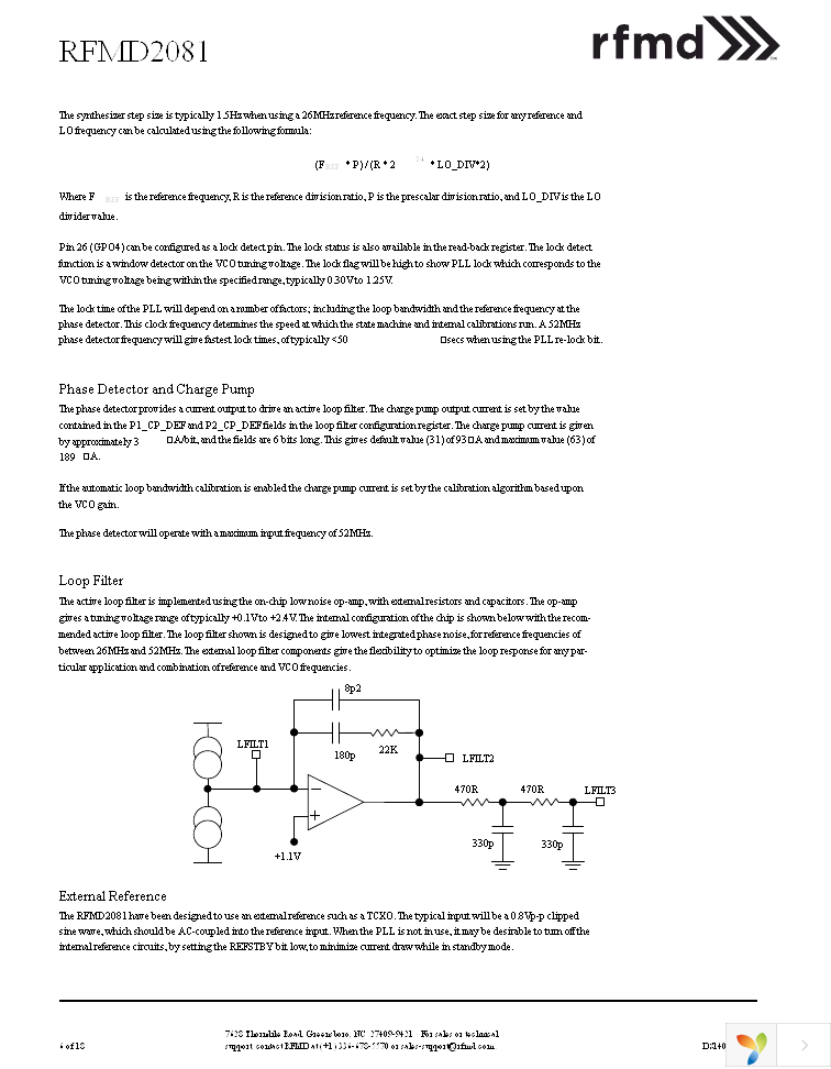 RFMD2081TR13 Page 6