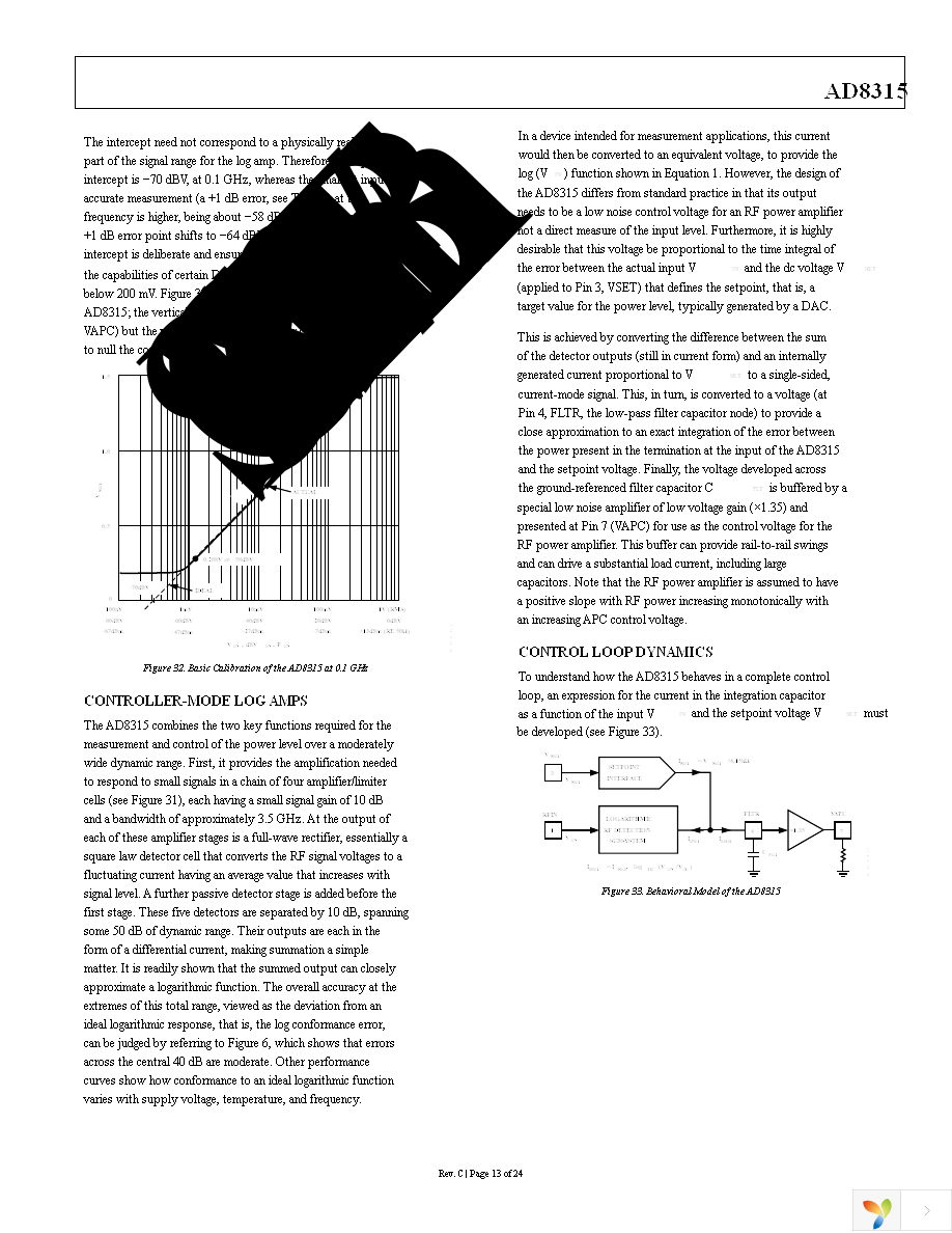 AD8315ACPZ-REEL7 Page 13