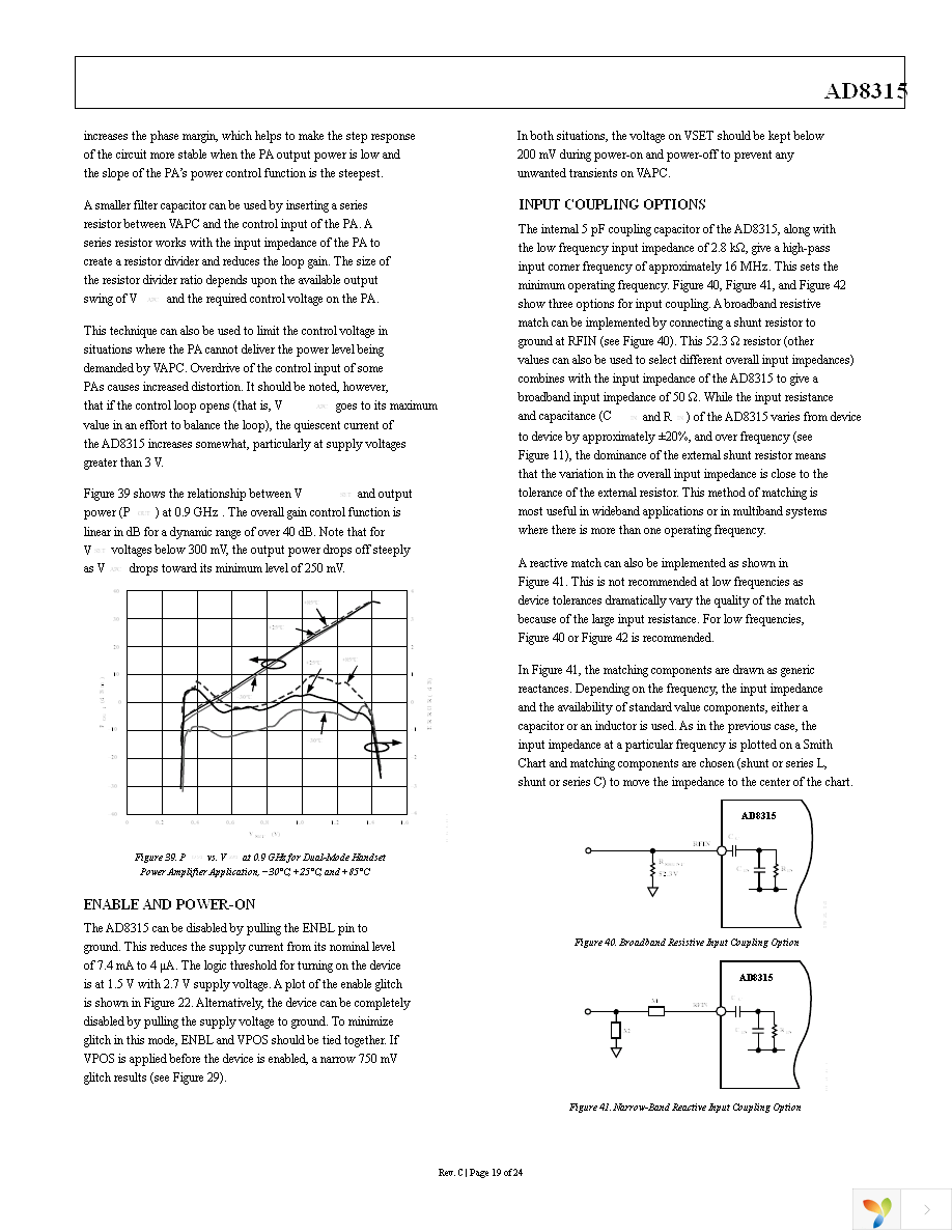 AD8315ACPZ-REEL7 Page 19