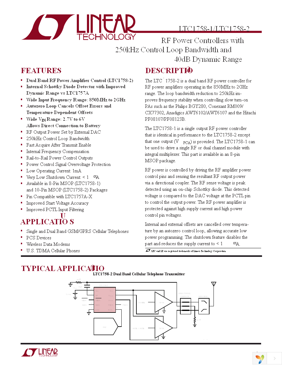 LTC1758-2EMS Page 1