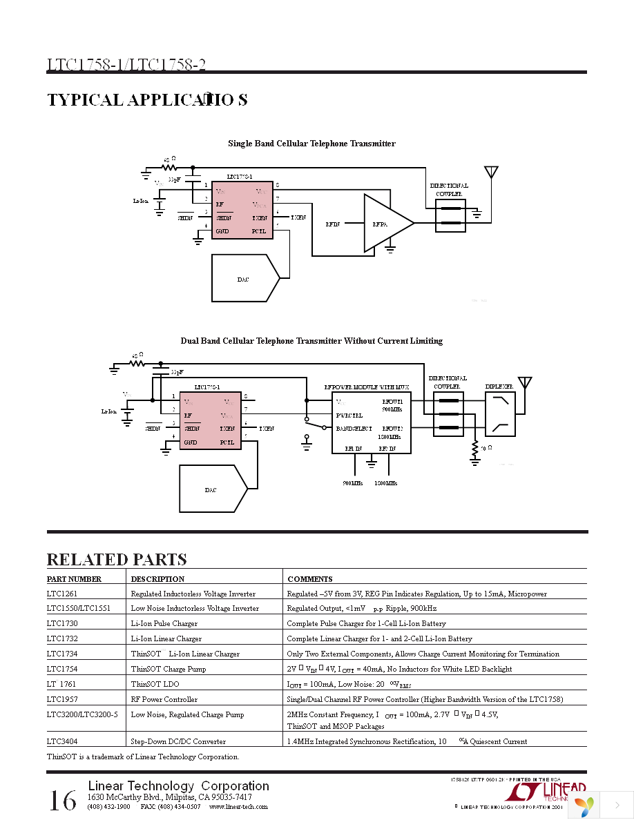 LTC1758-2EMS Page 16