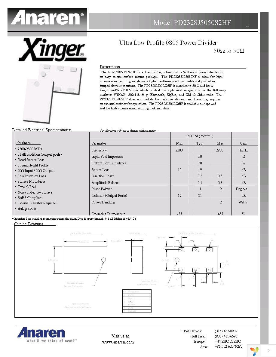 PD2328J5050S2HF Page 1