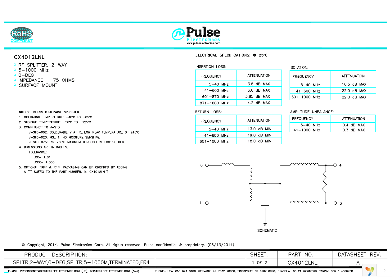 CX4012LNLT Page 1