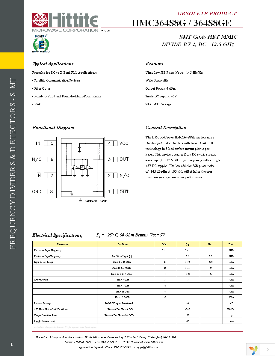 HMC364S8GE Page 3