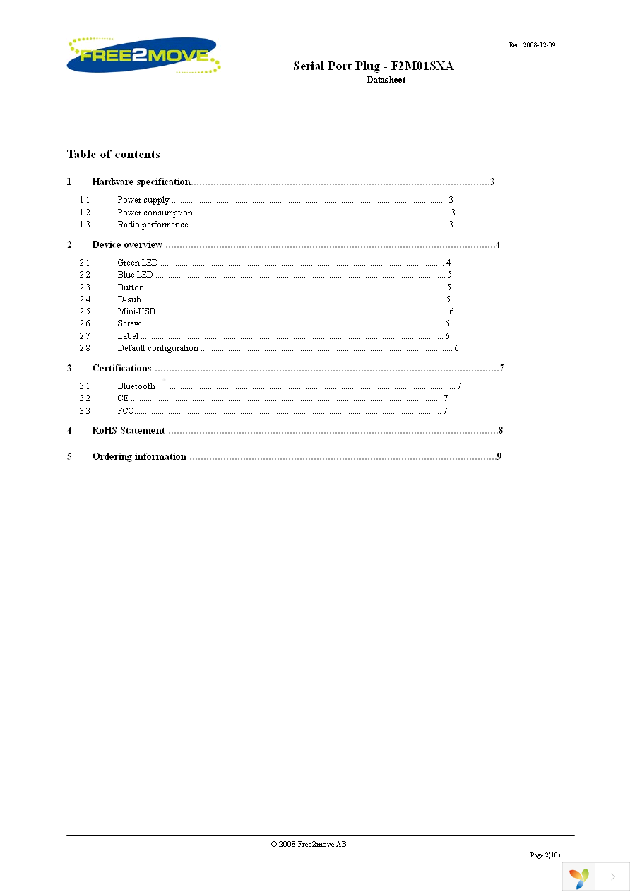 F2M01SXA-S01-B Page 2