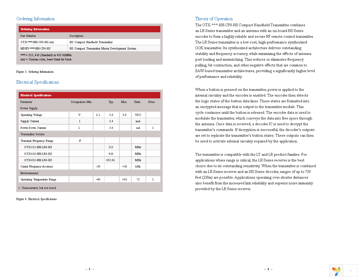 OTX-433-HH-CP8-HS Page 4