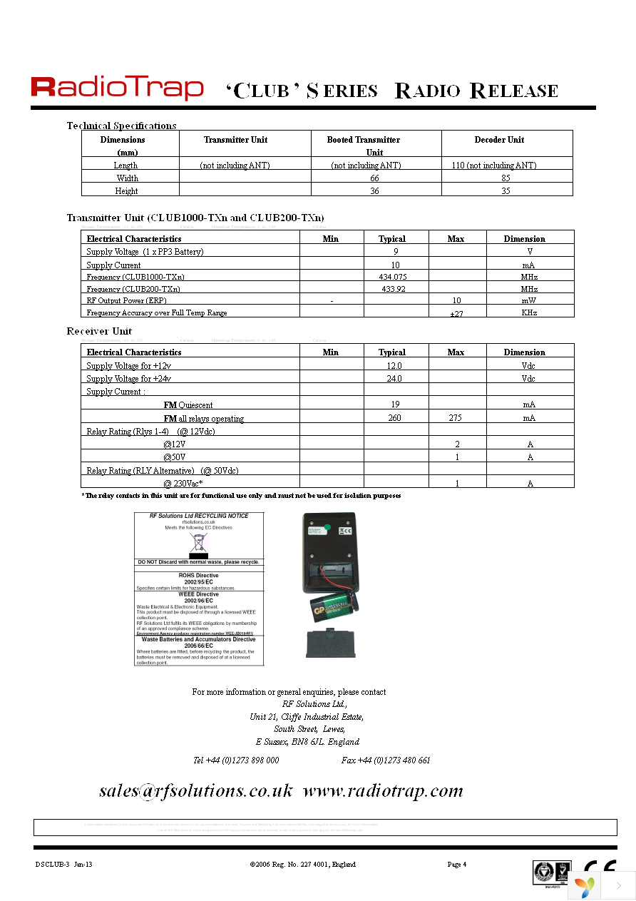 CLUB1000-RX Page 4