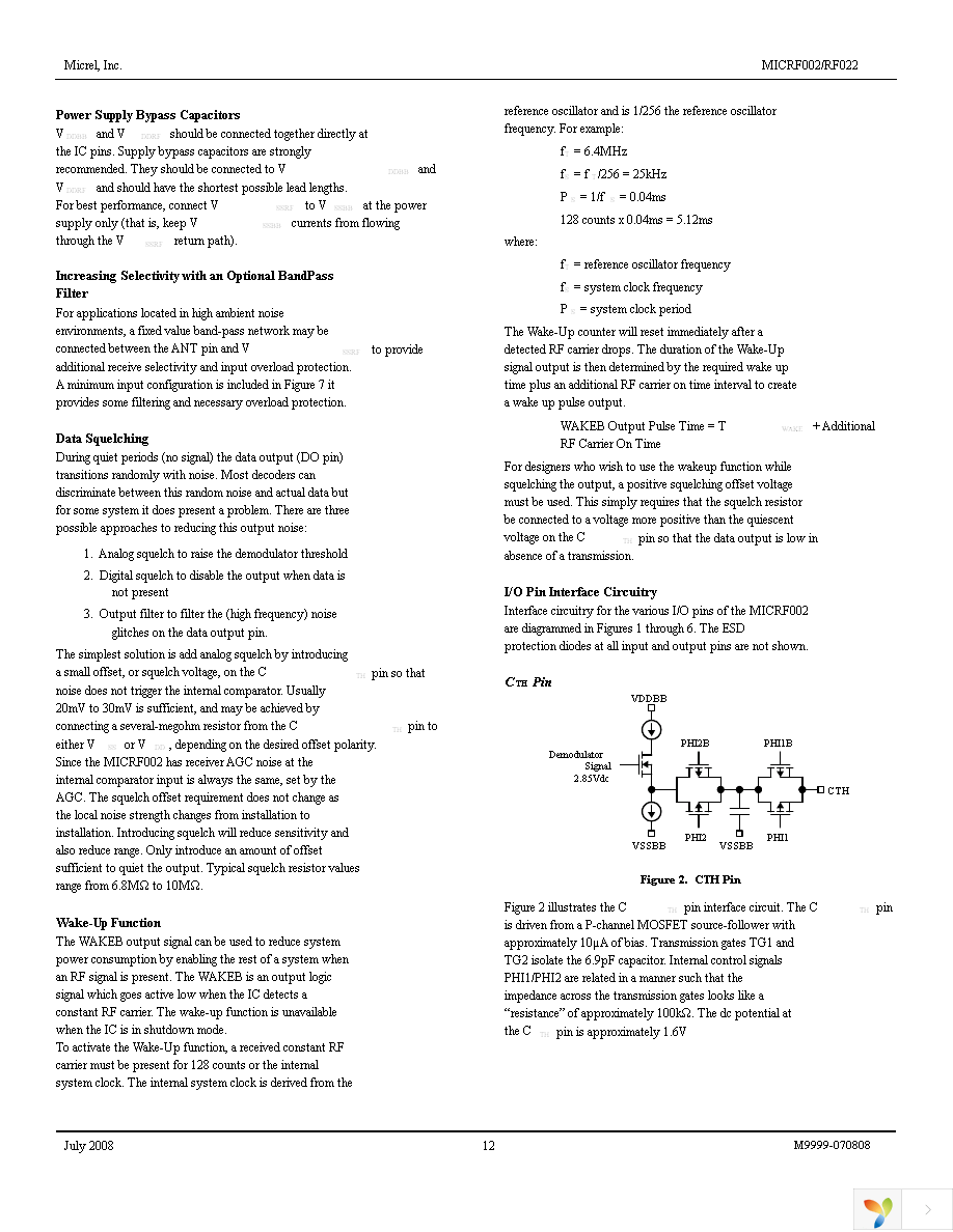 MICRF002YM Page 12