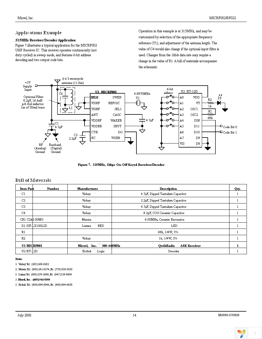 MICRF002YM Page 14