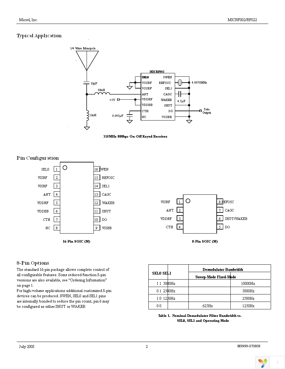 MICRF002YM Page 2