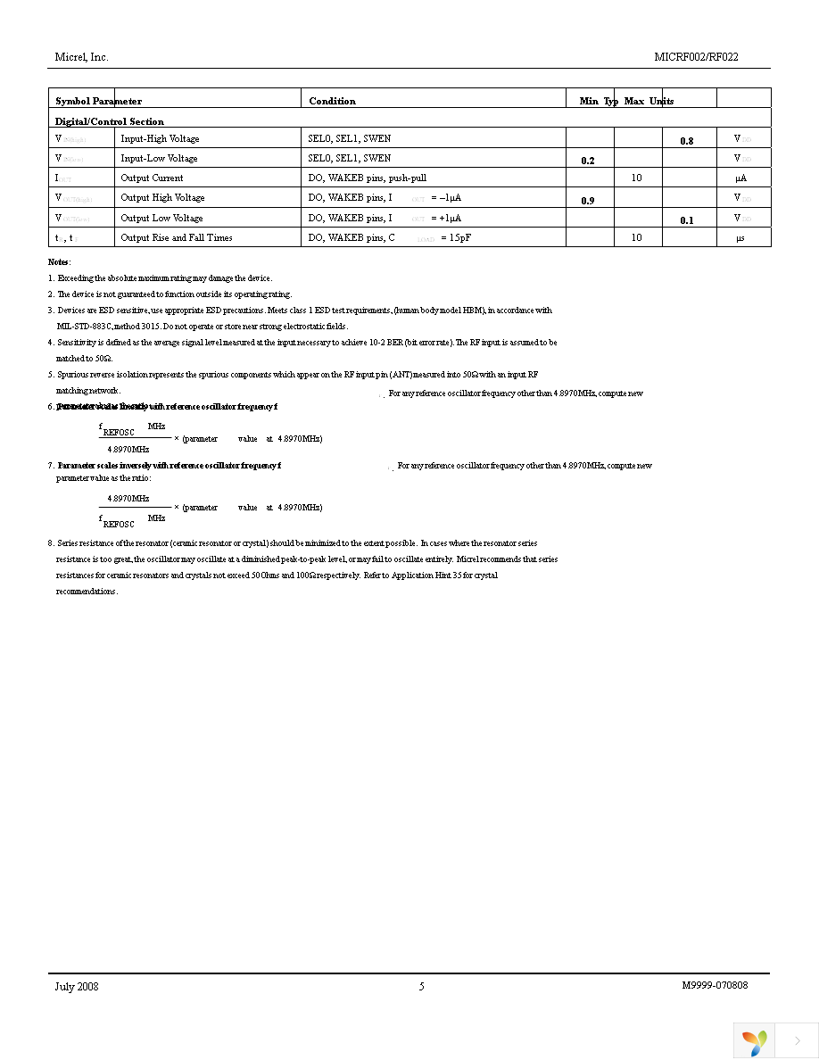 MICRF002YM Page 5