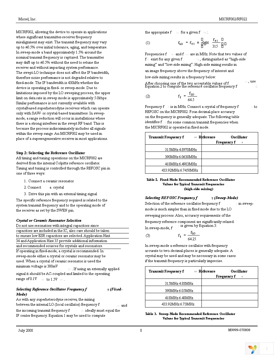 MICRF002YM Page 8